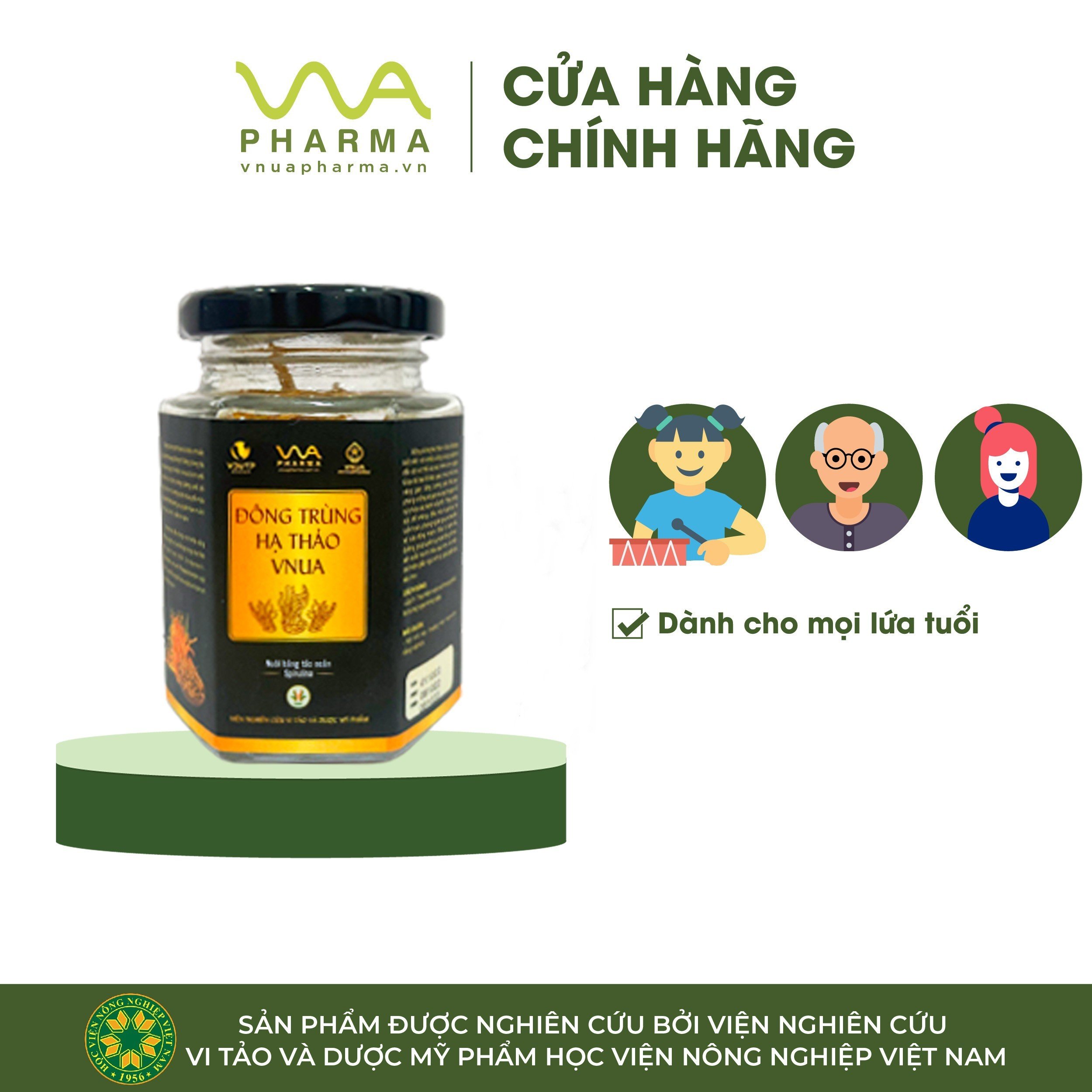 ĐÔNG TRÙNG HẠ THẢO NUÔI BẰNG TẢO XOẮN SPIRULINA (100% đông trùng hạ thảo nuôi bằng tảo xoắn Spirulina sấy thăng hoa) 10g