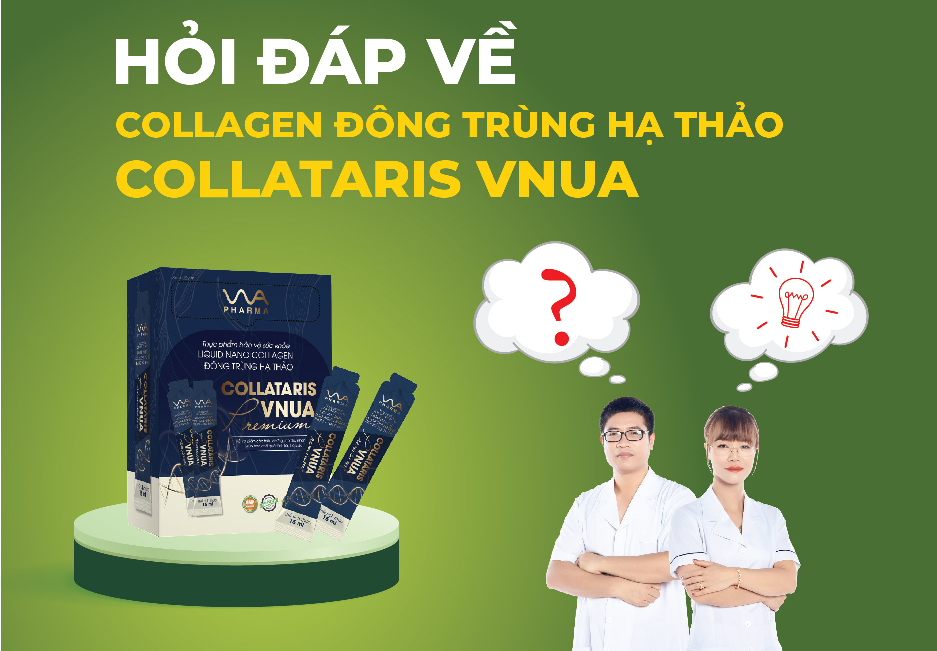 HỎI ĐÁP VỀ COLLAGEN COLLATARIS VNUA CÙNG CÁC NHÀ KHOA HỌC HỌC VIỆN NÔNG NGHIỆP VIỆT NAM