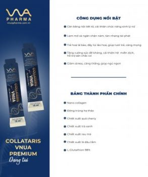 Nước uống collagen Collataris VNUA Premium dạng túi nhỏ giá bao nhiêu?