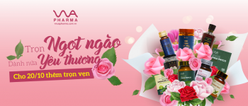 20/10 cùng VNUA PHARMA thay lời muốn nói – Nhận ưu đãi “Vàng”