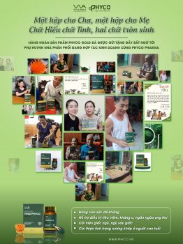 TẢO XOẮN CAO CẤP VNUA PHYCO GOLD - MÓN QUÀ SỨC KHỎE Ý NGHĨA CHO CHA MẸ 2023